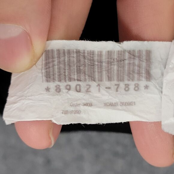 COCOMO Black Rhinestone Peekaboo Cutaway 3/4 Sleeve Top SIZE 2X - Picture 11 of 11